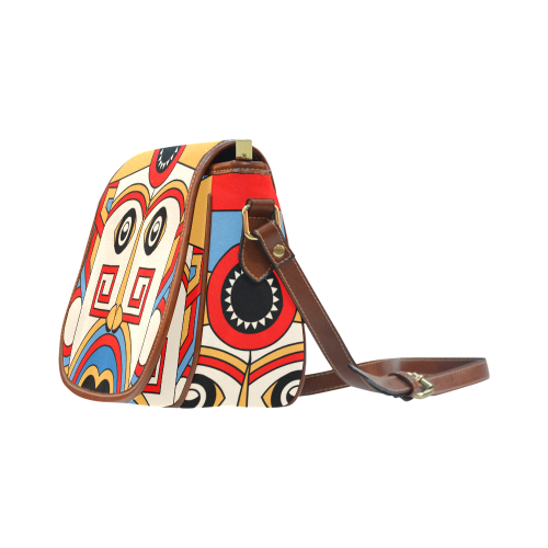 Aztec Religion Tribal Saddle Bag/Large (Model 1649)
