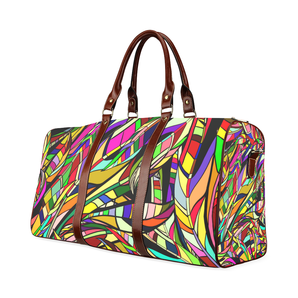 colorful abstract Waterproof Travel Bag/Small (Model 1639)