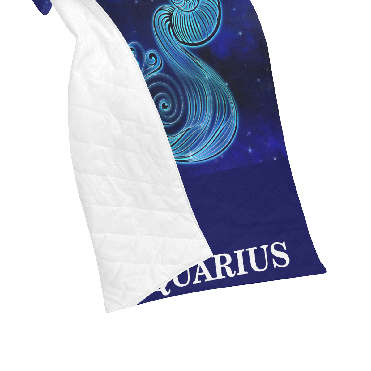 Aquarius design Quilt 40"x50"