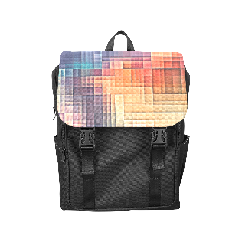 pixels #colors Casual Shoulders Backpack (Model 1623)