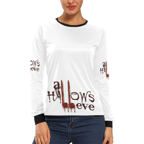 Hallows Women's All Over Print Long Sleeve T-shirt (Model T51)