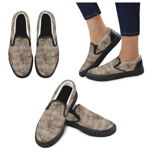 corinne c6 Women's Unusual Slip-on Canvas Shoes (Model 019)
