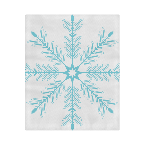 Snowflake Duvet Cover 86"x70" ( All-over-print)
