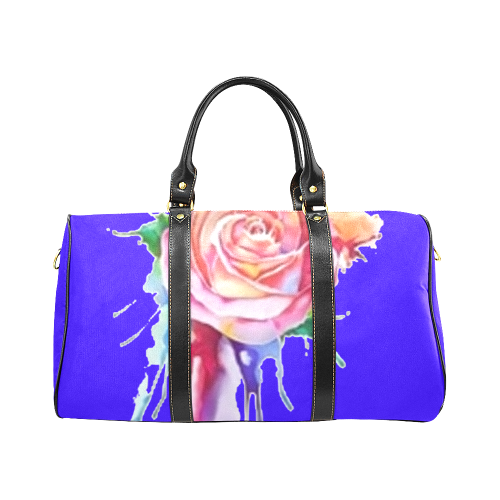paint rose New Waterproof Travel Bag/Large (Model 1639)
