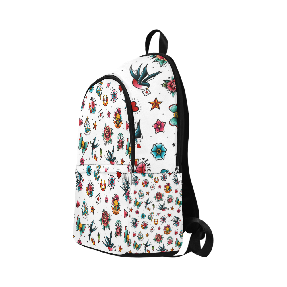 Retro tattoo backpack Fabric Backpack for Adult (Model 1659)