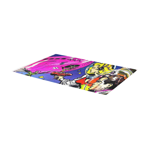 Battle in Space 2 Area Rug 7'x3'3''