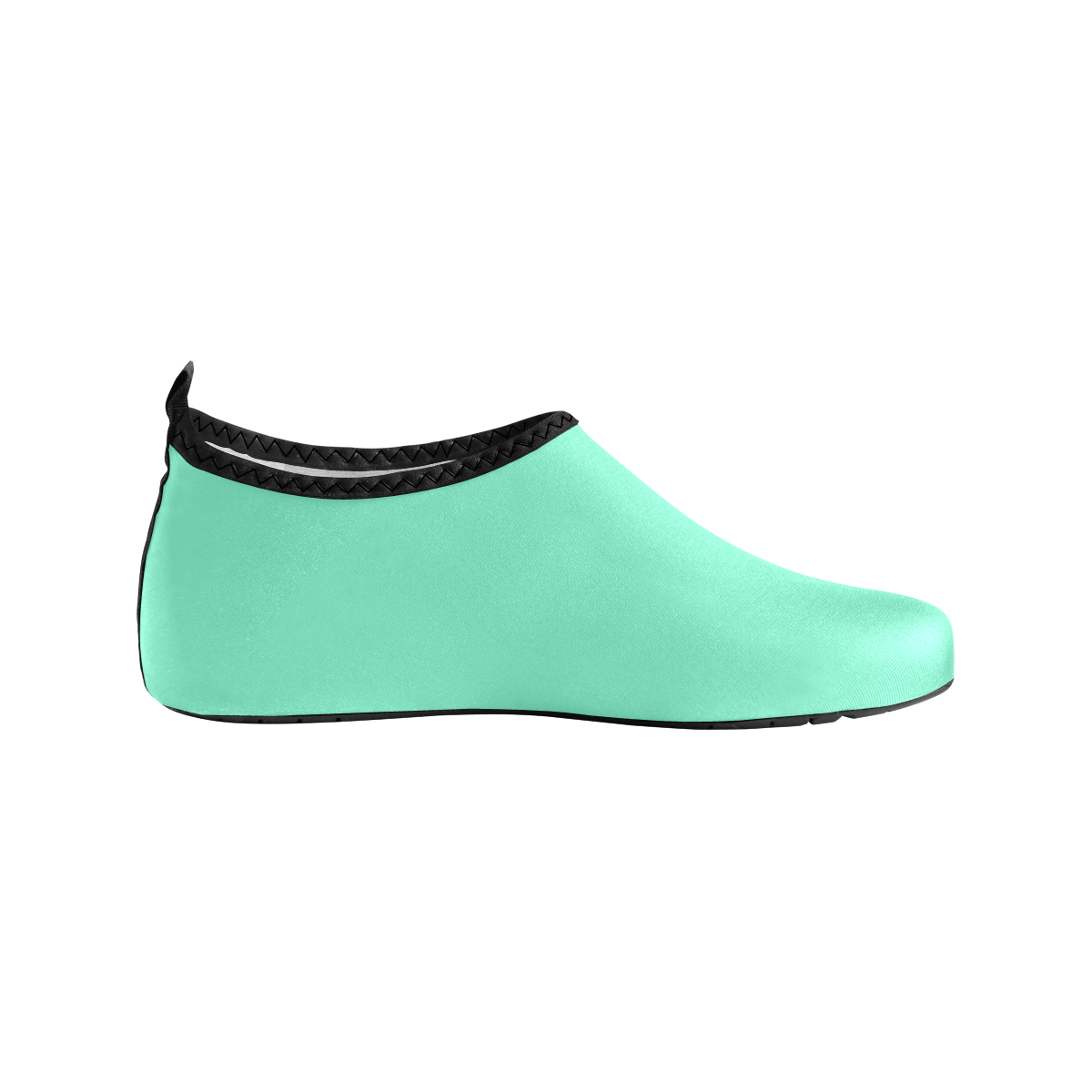 color aquamarine Women's Slip-On Water Shoes (Model 056)
