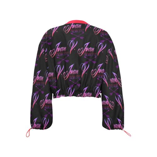 Ivan Venerucci Italian Style brand Cropped Chiffon Jacket for Women (Model H30)
