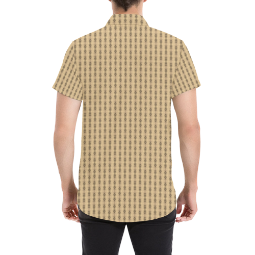 Model #50c| Men's All Over Print Short Sleeve Shirt (Model T53)