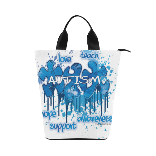 Autism-lunch-bag Nylon Lunch Tote Bag (Model 1670)