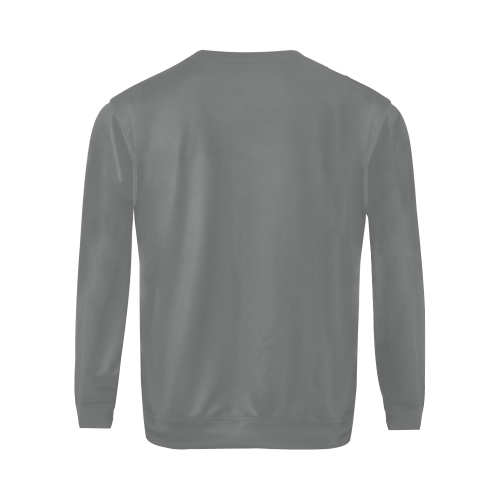 Rise Up Together Crewneck Sweatshirt for Men/Large (Red & Grey) All Over Print Crewneck Sweatshirt for Men/Large (Model H18)