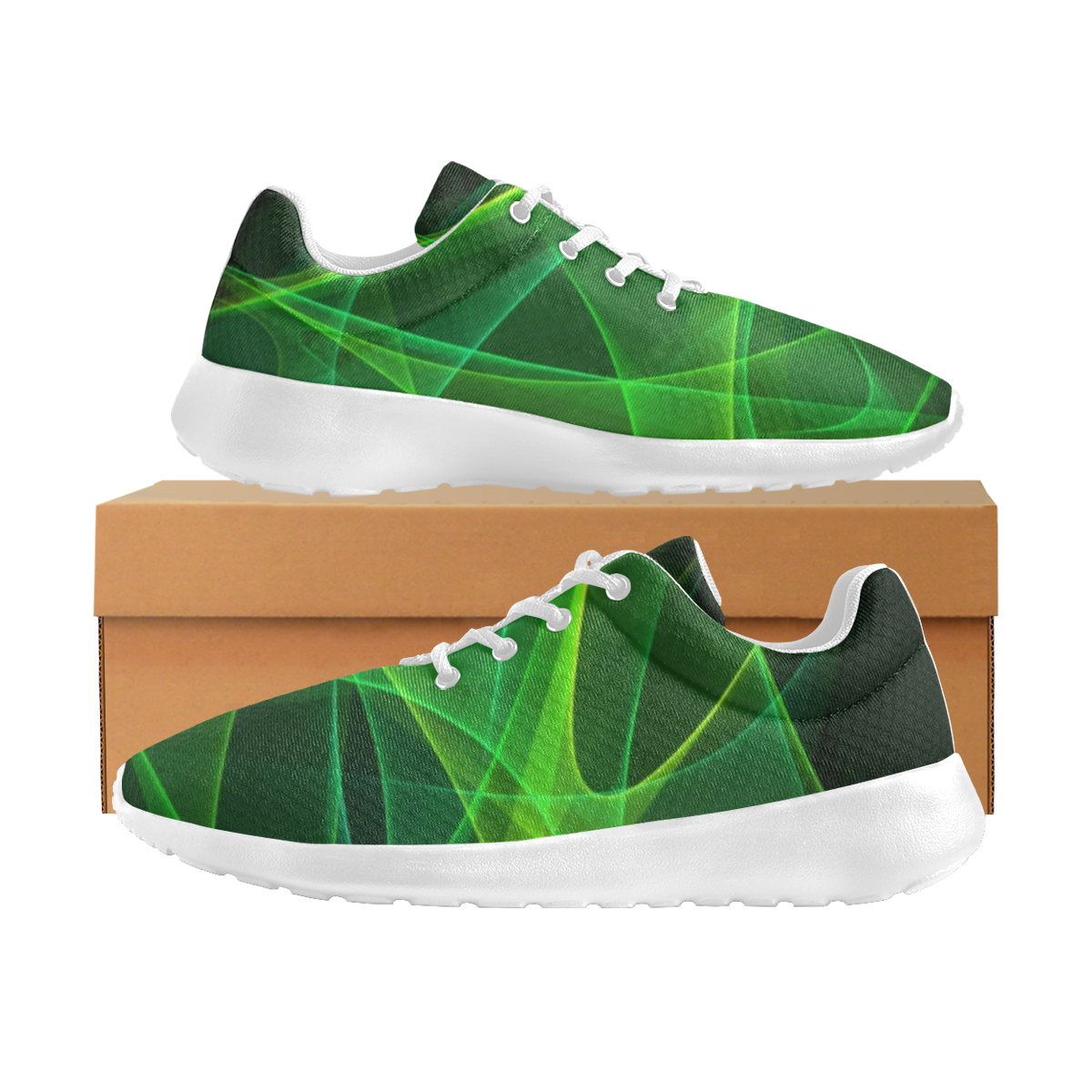 green-3318343 Women's Athletic Shoes (Model 0200)
