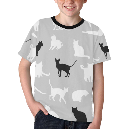 Cats KITTY Kids' All Over Print T-shirt (Model T65)