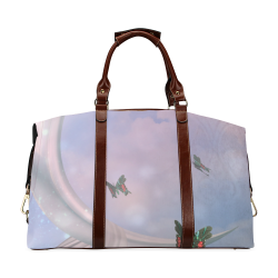 The moon with butterflies Classic Travel Bag (Model 1643) Remake