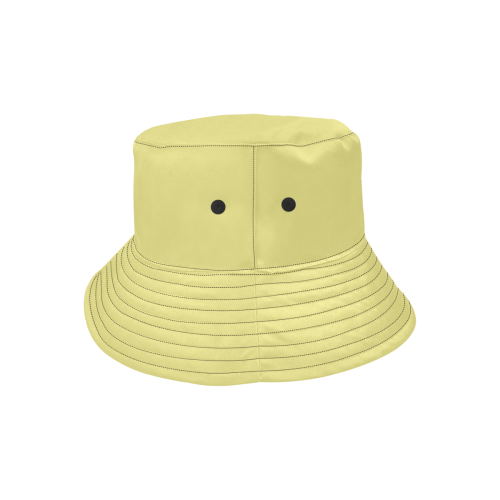 color khaki All Over Print Bucket Hat