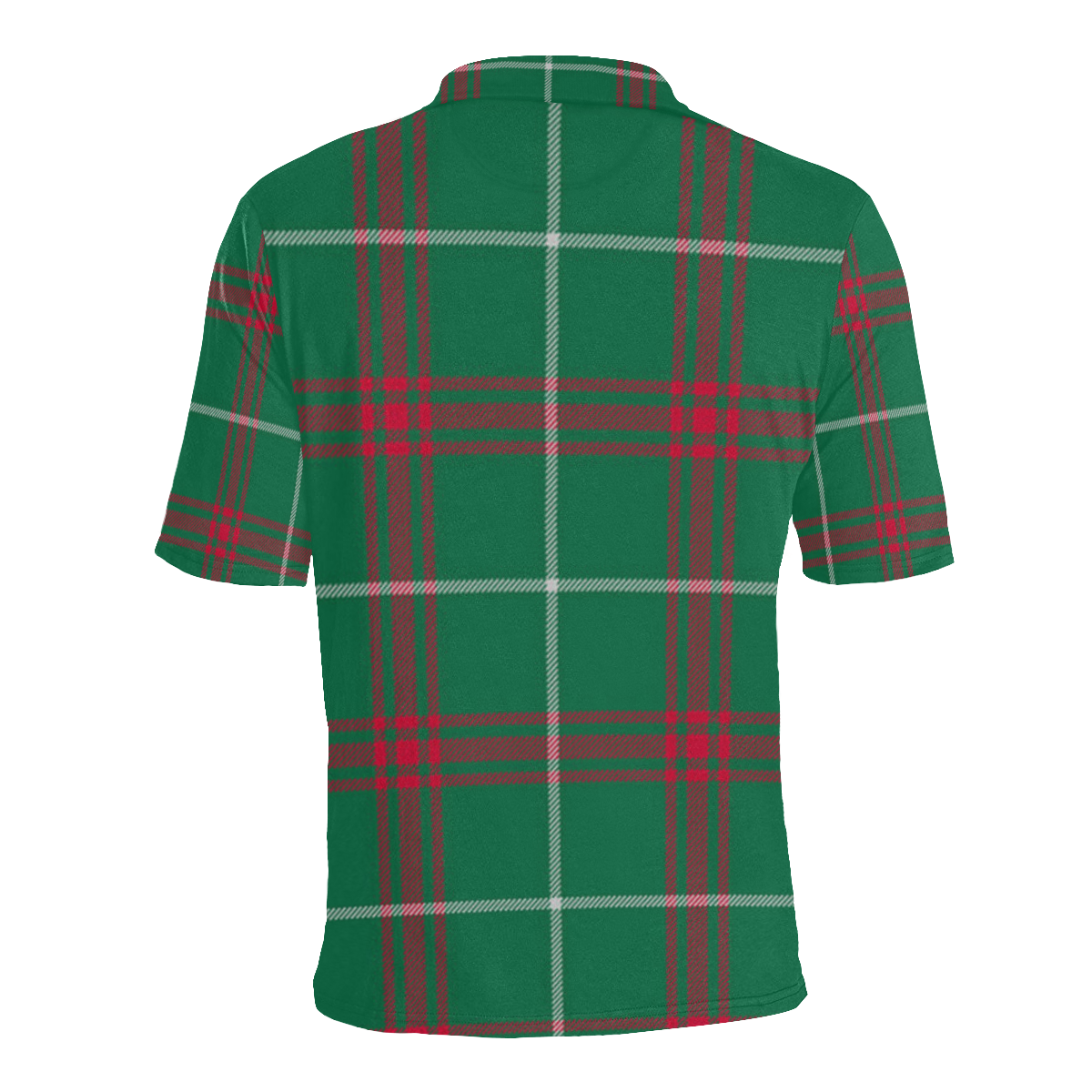 Welsh National Tartan Men's All Over Print Polo Shirt (Model T55)