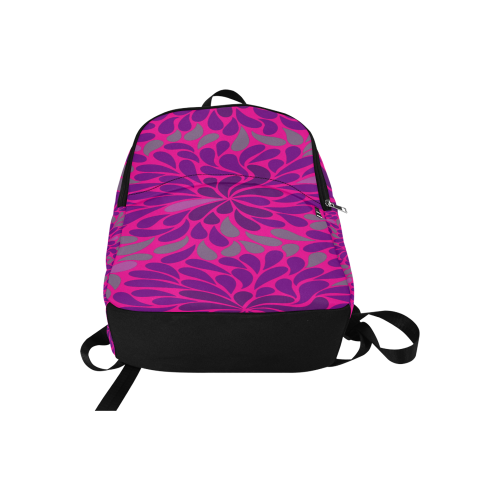 Purple drops 3 Fabric Backpack for Adult (Model 1659)