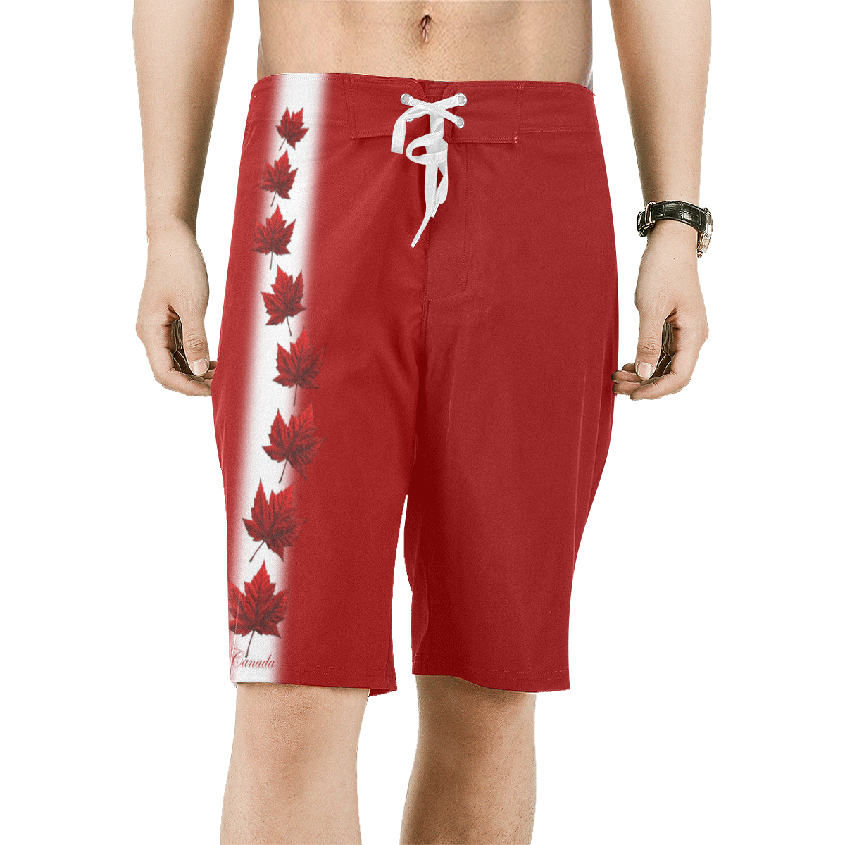 Canada Souvenir Shorts Men's All Over Print Board Shorts (Model L16)