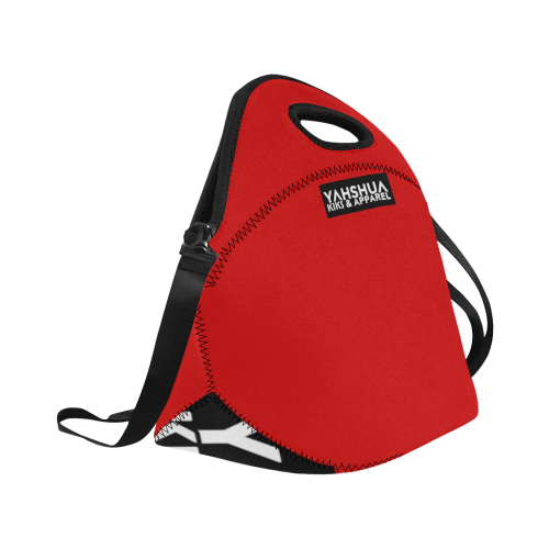 Woman Lunch Bag Red Neoprene Lunch Bag/Large (Model 1669)