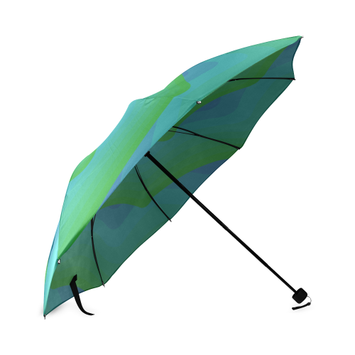 Green blue way Foldable Umbrella (Model U01)