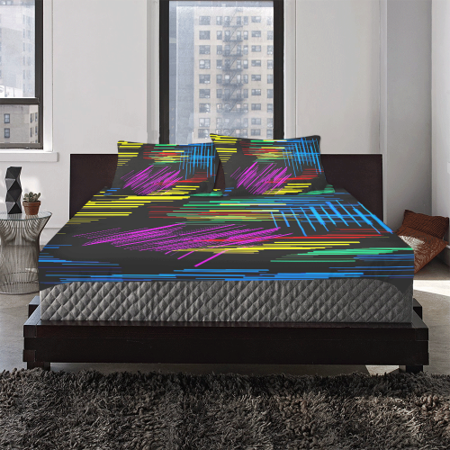 New Pattern factory 2A by JamColors 3-Piece Bedding Set