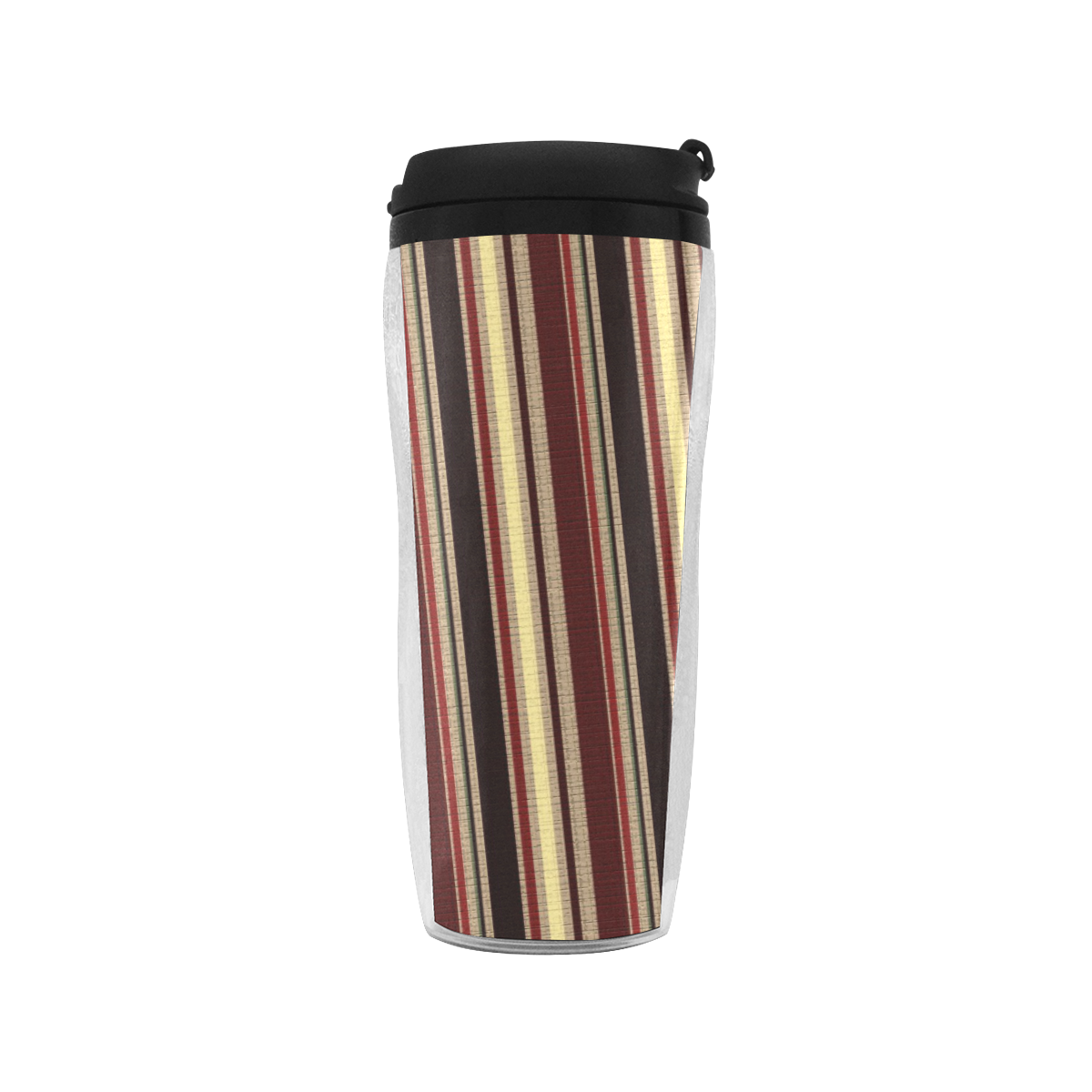 Dark textured stripes Reusable Coffee Cup (11.8oz)