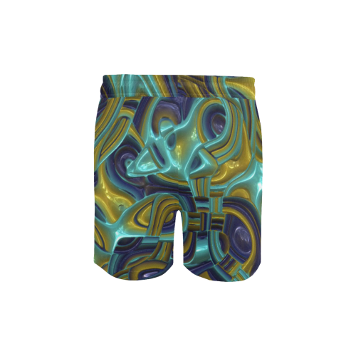 Abstract Art Deco 13 by JamColors Men's Mid-Length Swim Shorts (Model L39)