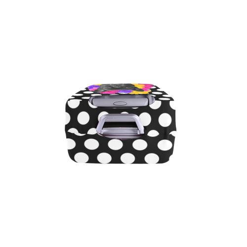 Frenchie Polk a Dots Luggage Cover/Small 18"-21"