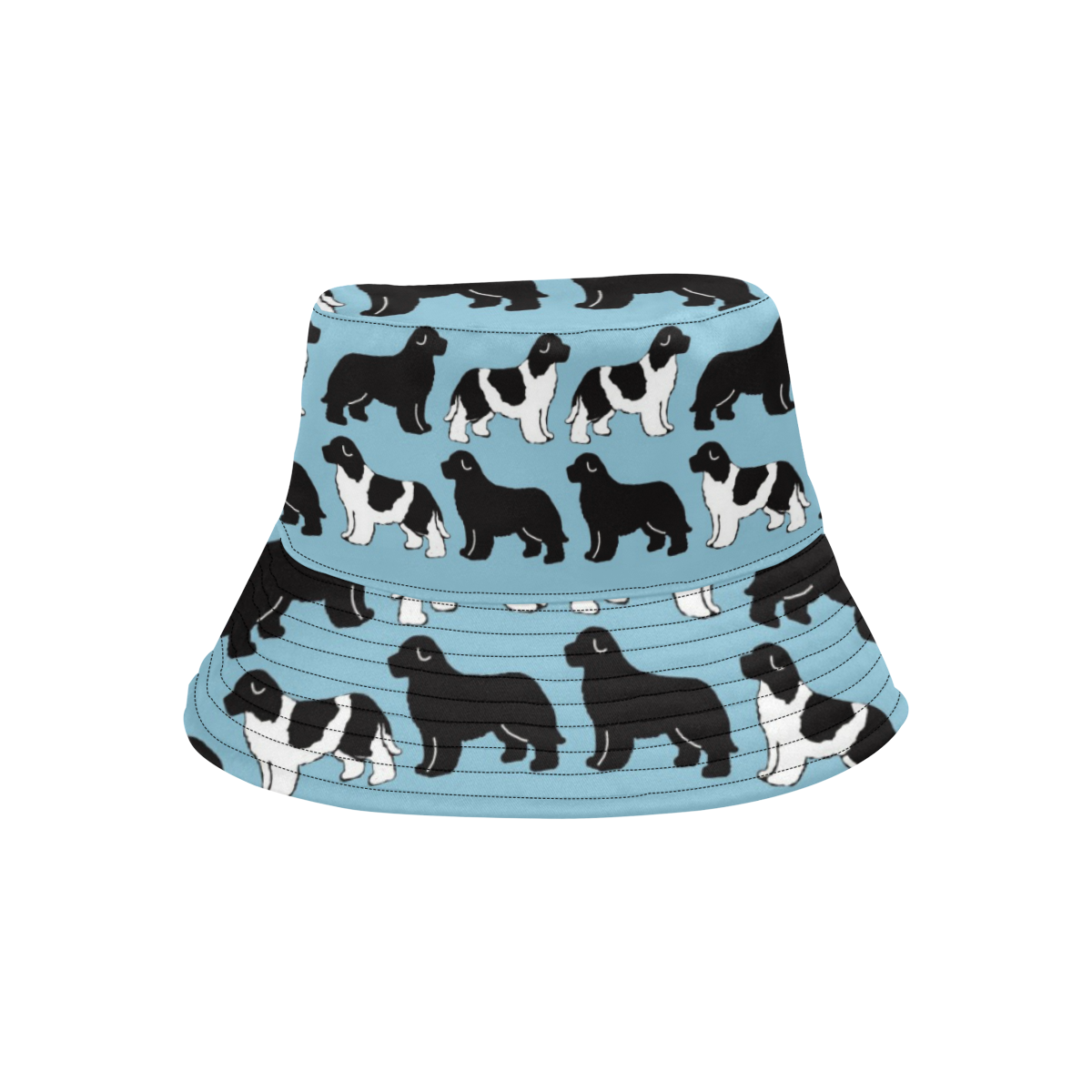 newfies on blue bucket hat All Over Print Bucket Hat