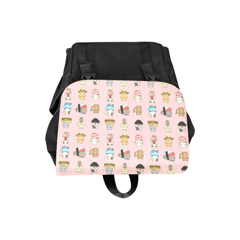 pink Casual Shoulders Backpack (Model 1623)