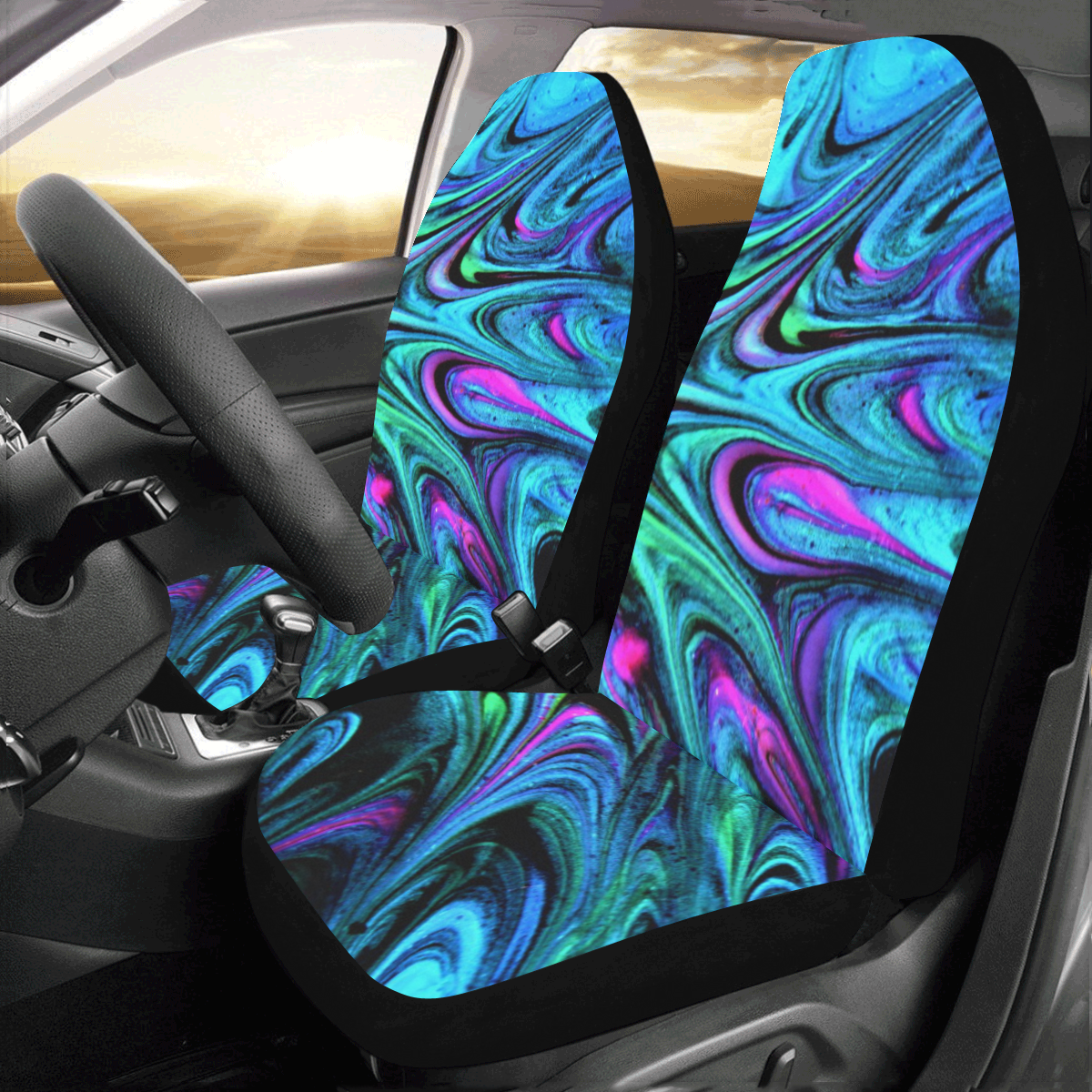 the thought of healed Car Seat Covers (Set of 2)