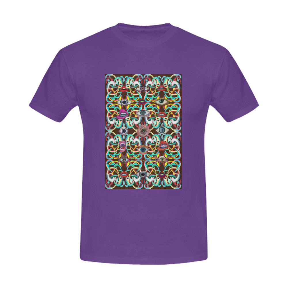 Graffiti-ojos-6 Men's T-Shirt in USA Size (Front Printing Only)