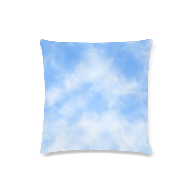 Cloudy Sky Custom Zippered Pillow Case 16"x16"(Twin Sides)