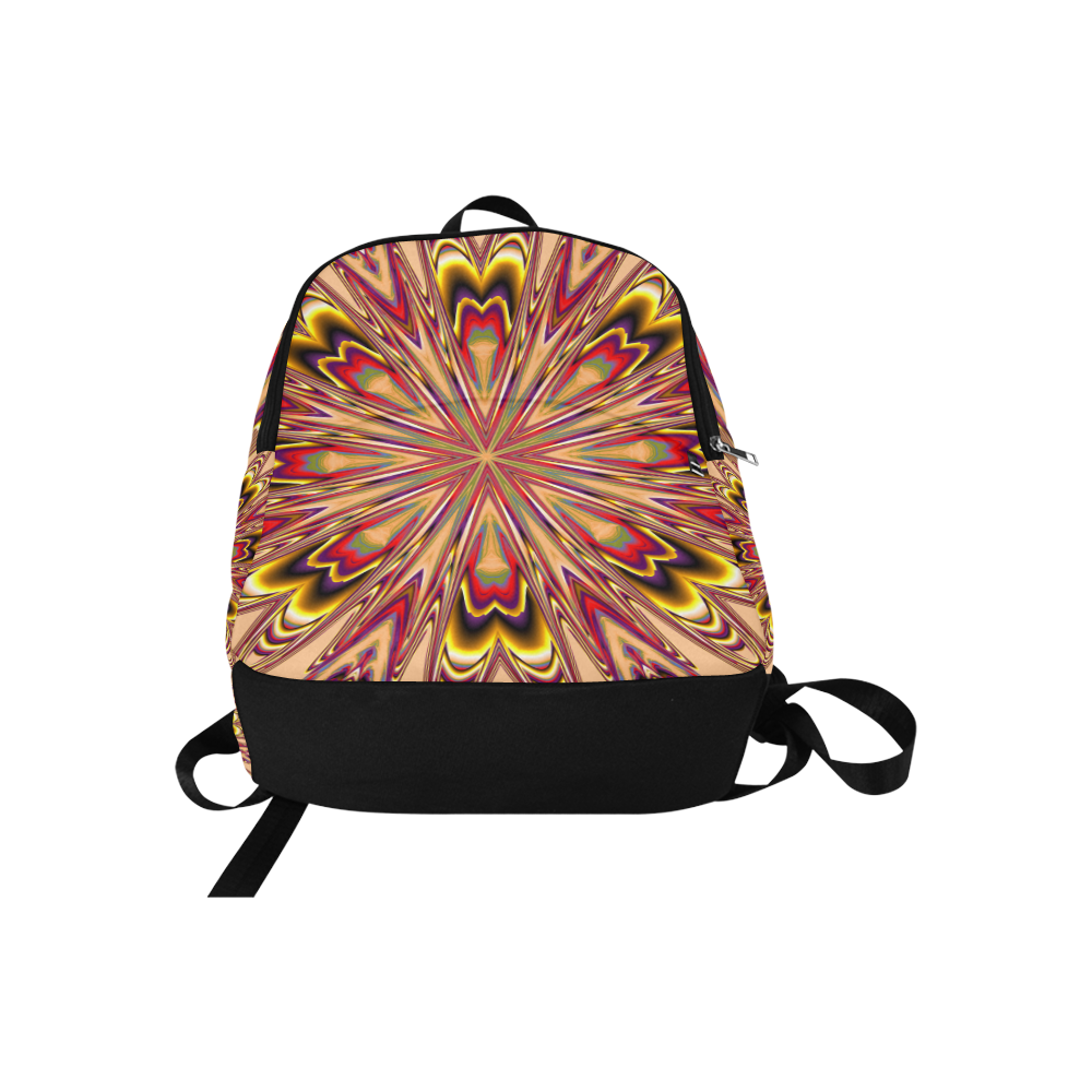 Coral Mandala Fabric Backpack for Adult (Model 1659)