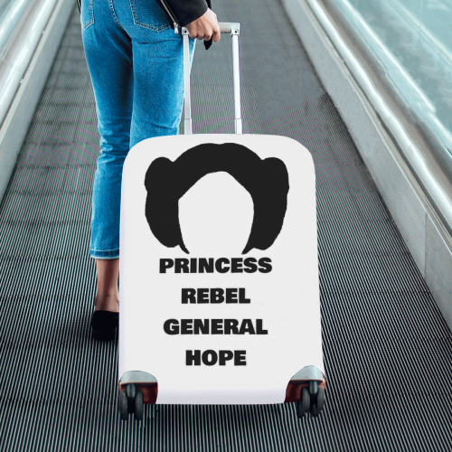 Leia - Rebel, Princess, General & Hope Luggage Cover/Medium 22"-25"