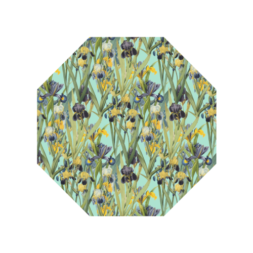 Irises Anti-UV Auto-Foldable Umbrella (Underside Printing) (U06)