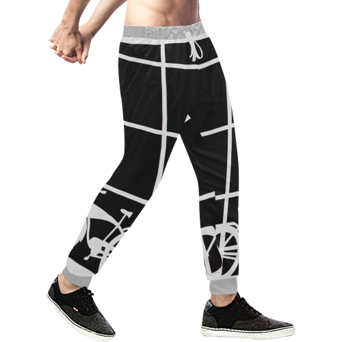 ZING Men's All Over Print Sweatpants (Model L11)