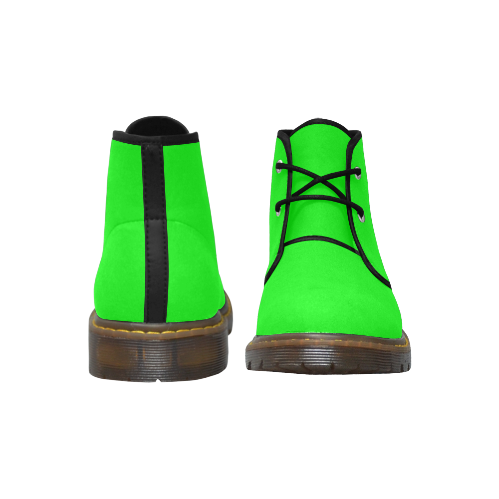 Green Women's Nubuck Chukka Boots/Large Size (Model 2402)