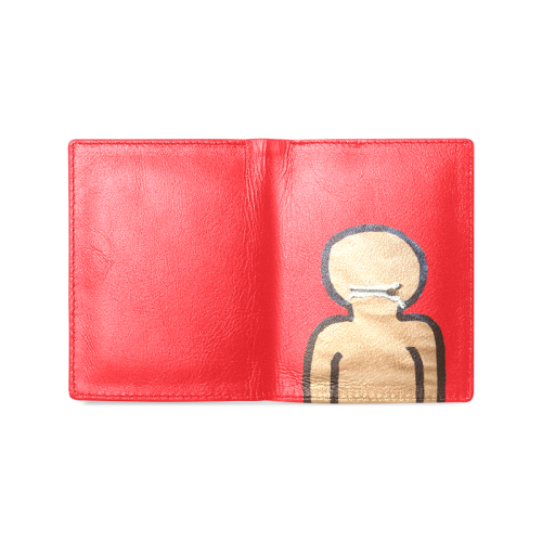 keeping secrets Men's Leather Wallet (Model 1612)