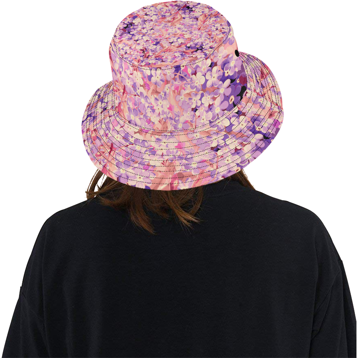 flower pattern All Over Print Bucket Hat