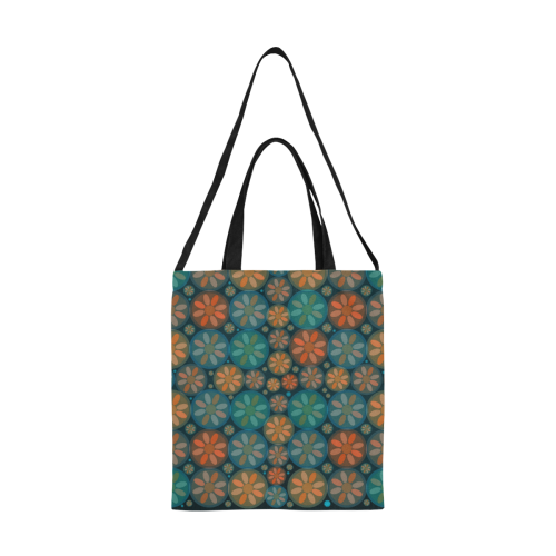 zappwaits flower 5 All Over Print Canvas Tote Bag/Medium (Model 1698)