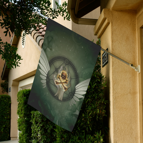 Skull in a hand Garden Flag 28''x40'' （Without Flagpole）