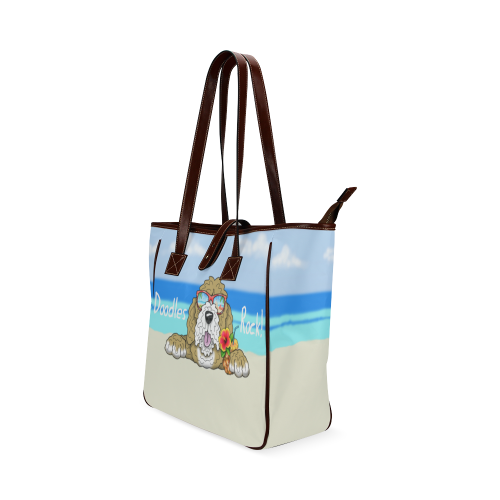 Golden Doodle 2 Beach Days Classic Tote Bag (Model 1644)