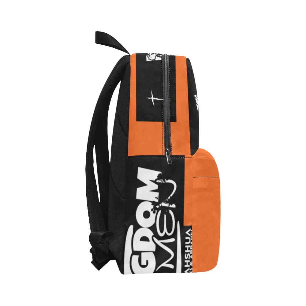 Orange/Black Unisex Classic Backpack (Model 1673)