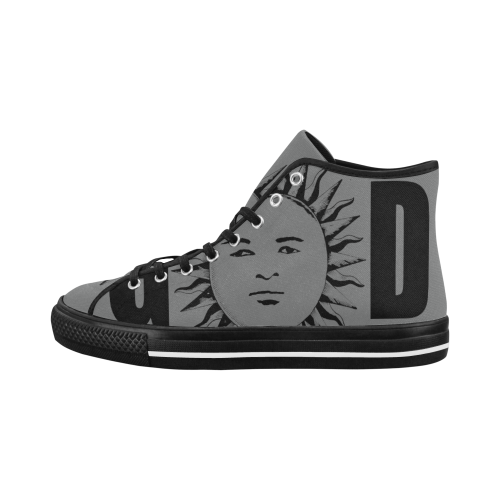 GOD Men Retros Dim Grey & Black Vancouver H Men's Canvas Shoes/Large (1013-1)
