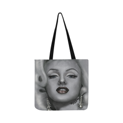 Marilyn Monroe Signed AP for totes V1 Reusable Shopping Bag Model 1660 (Two sides)