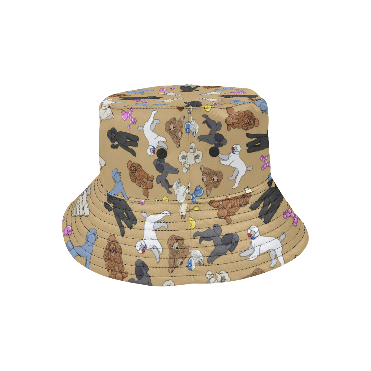 poodles~ tan All Over Print Bucket Hat