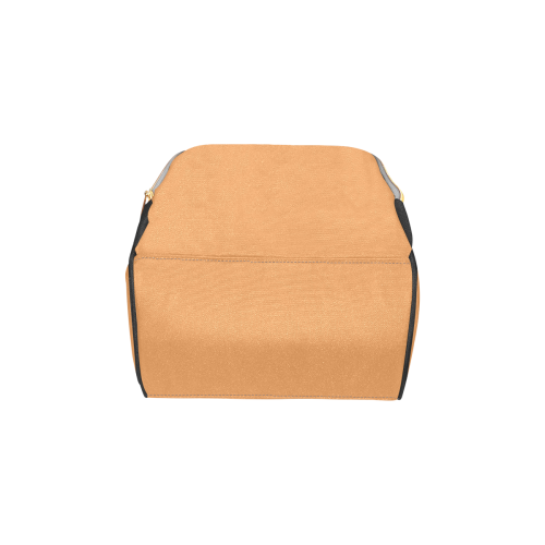 color sandy brown Multi-Function Diaper Backpack/Diaper Bag (Model 1688)