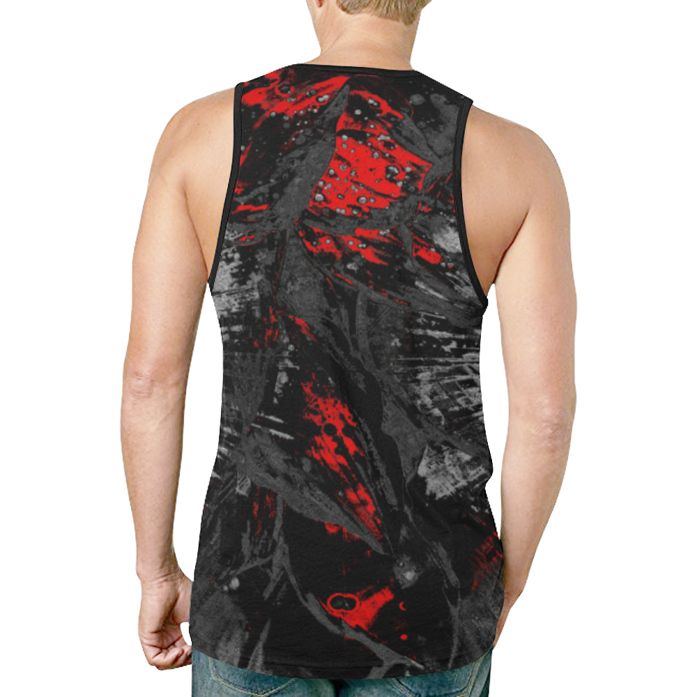 wheelVibe_8500 120 TIGER MADDNESS low New All Over Print Tank Top for Men (Model T46)