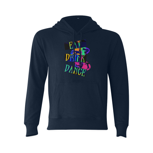 Break Dancing Colorful Blue Oceanus Hoodie Sweatshirt (NEW) (Model H03)